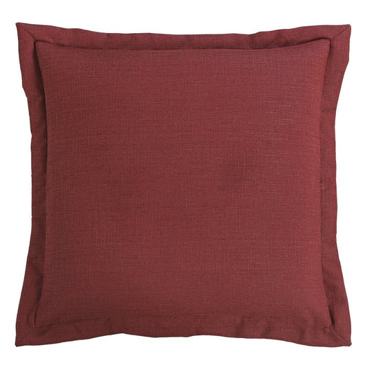 Ruidoso Garnet Red Flanged Euro Pillow Sham