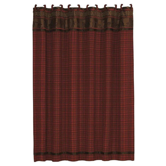 Cascade Lodge Plaid Shower Curtain