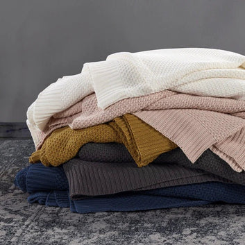 Cotton Knit Blanket