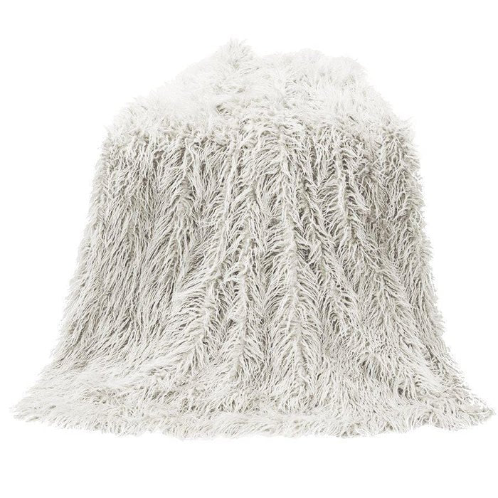 Mongolian Faux Fur Throw Blanket By HiEnd Accents